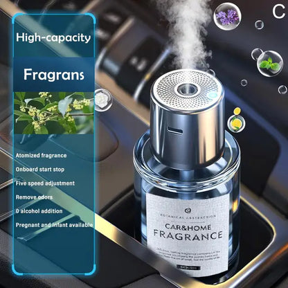 Car Air Freshener Electric Auto Air Diffuser Aroma Accessories Air Vent Car Mist Humidifier Perfume Car Fragrance Aromather L7G4