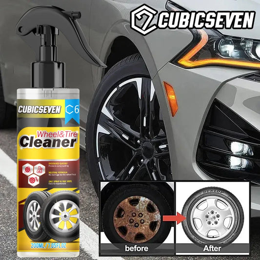 200ML Wheel Hub Cleaner Wheel Metal Rust Dust Removal Spray Car Wheel Hub Scratch Repair Car Polishing Cleaning Kit